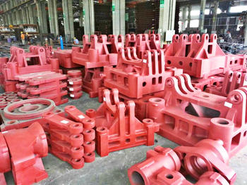 Injection molding machine / plastic molding machine casting iron parts series products