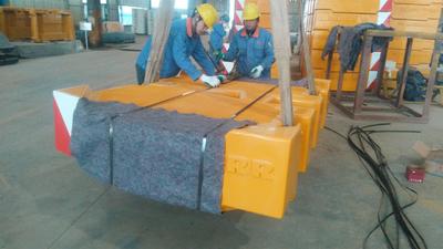 Terex large crane counterweight iron block / Liebherr 10 tons casting balance weight block