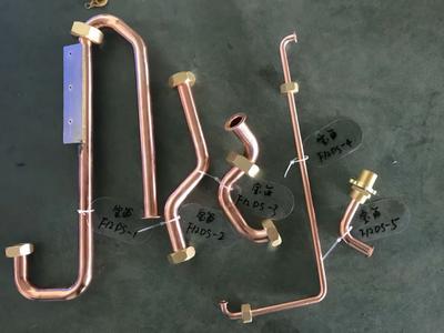 Copper Temperature Control Pipe fitting parts  for The Air Conditioner and The Refrigerator