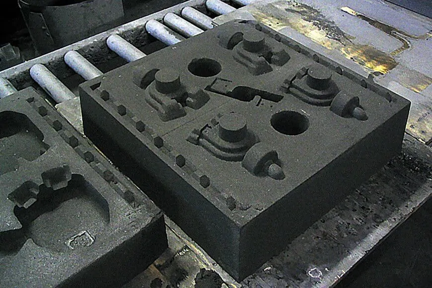Open sand mold Sand mold